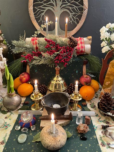Enhancing Yule Rituals with Wiccan Accessories